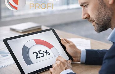 BU-Rente schon ab 25 Prozent