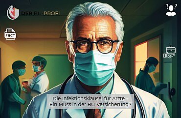 Infektionsklausel BU Versicherung 